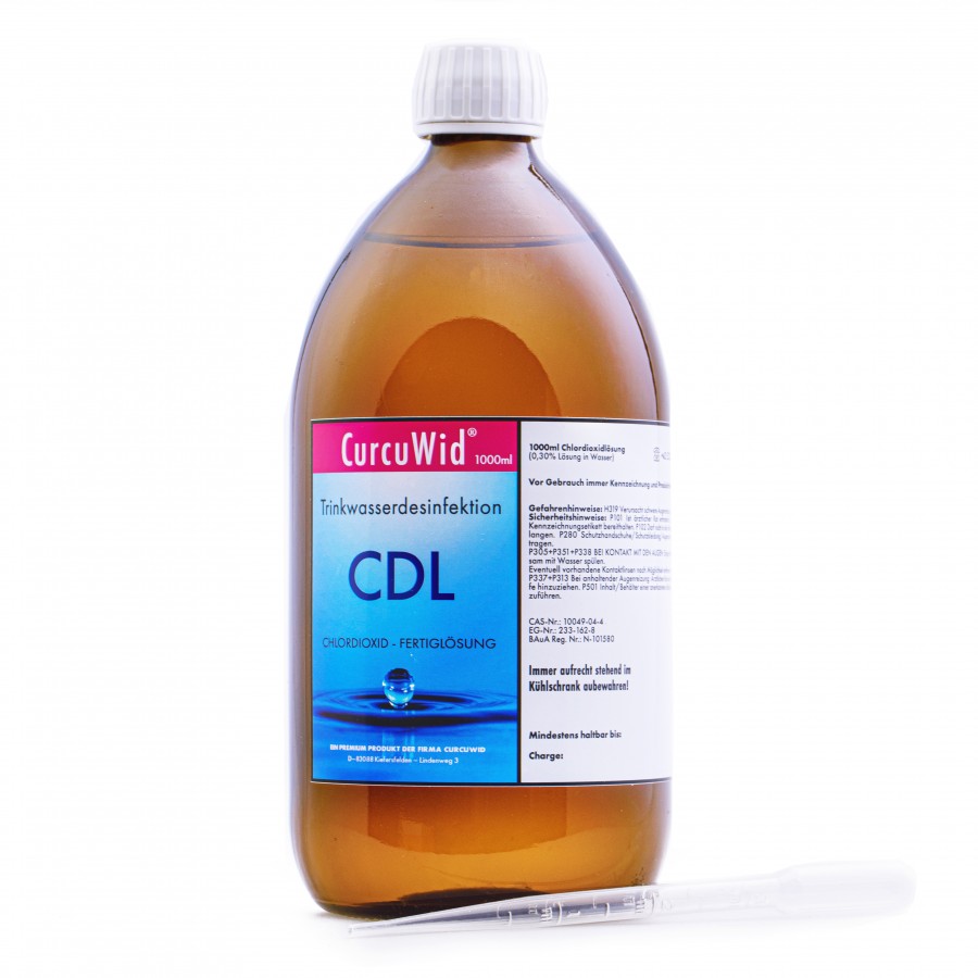 CDL/CDS Chlordioxid mit Pipette 0,3% 1000 ml Produkte Nahrungsergänzungsmittel